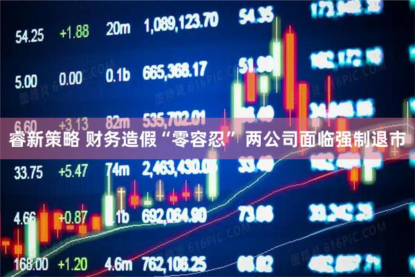 睿新策略 财务造假“零容忍” 两公司面临强制退市