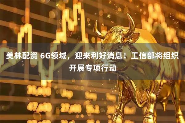美林配资 6G领域，迎来利好消息！工信部将组织开展专项行动
